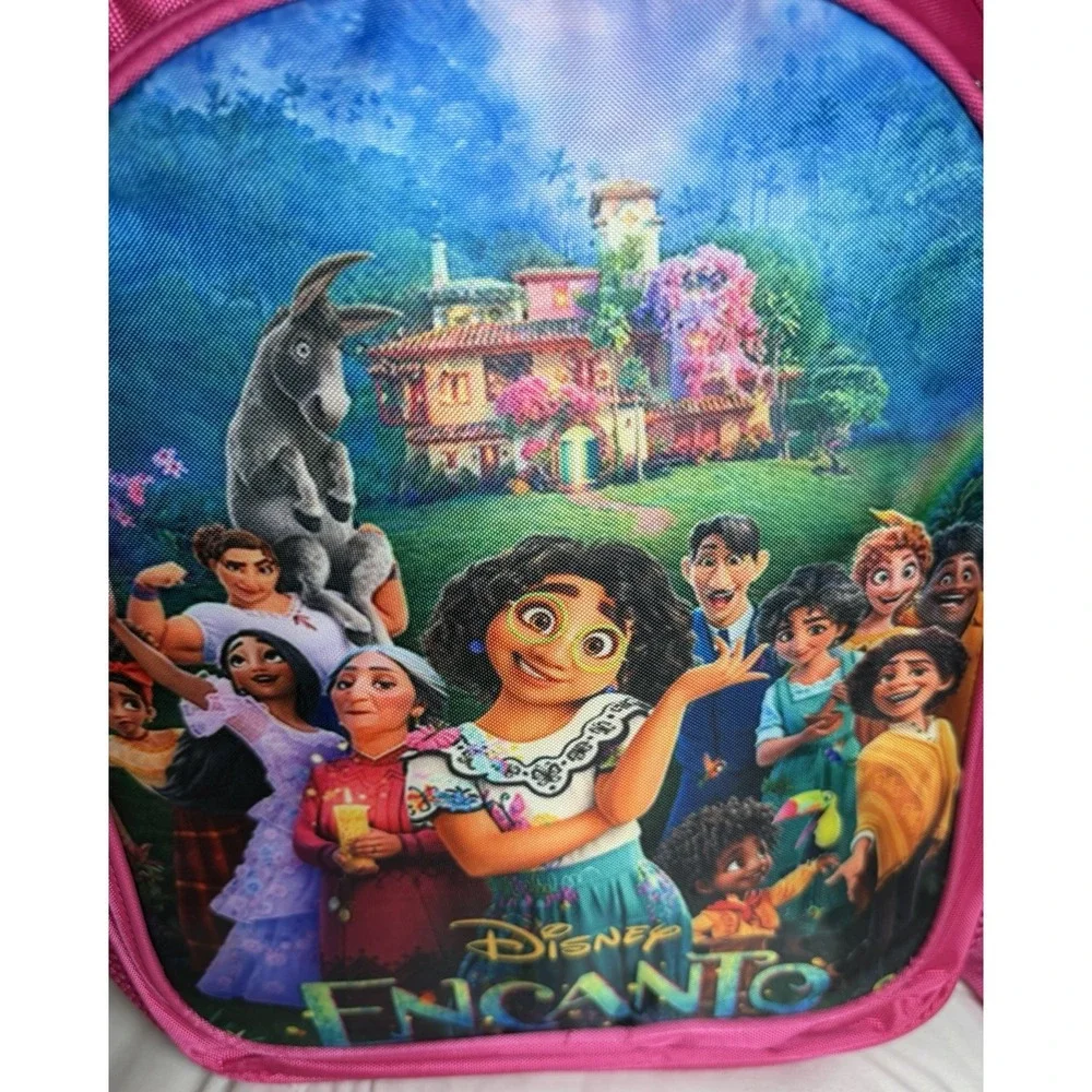 NWT Disney Encanto Backpack Madrigal Family Mirabel Pink School Bag New